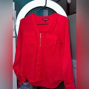 Express, long sleeve dress shirt, size xs